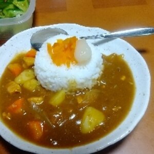 肉じゃがリメイク→カレー